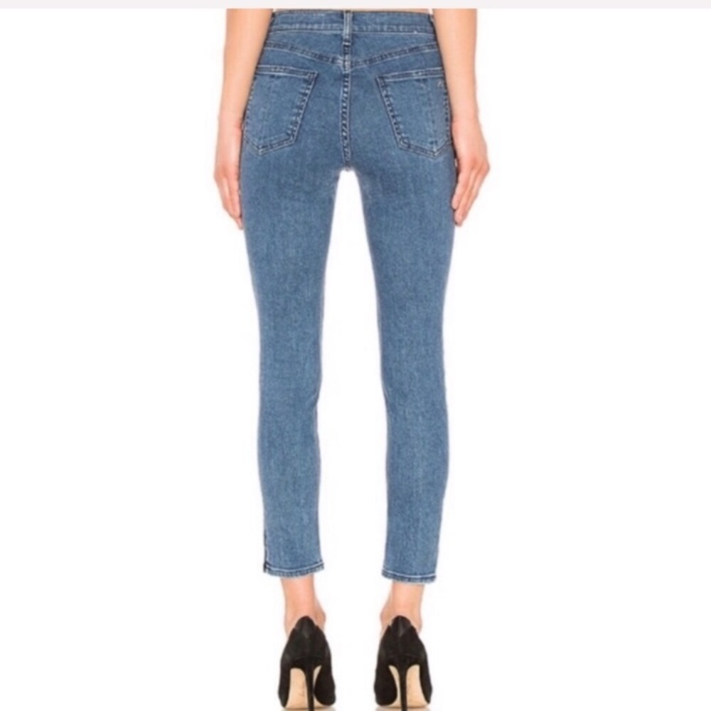 Rag & Bone Mazie Double Indigo Tuxedo Skinny - image 4